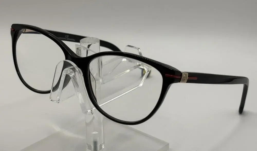 Carolina Herrera VHE660K 0700 Black Eyeglasses Frames 140 Designer